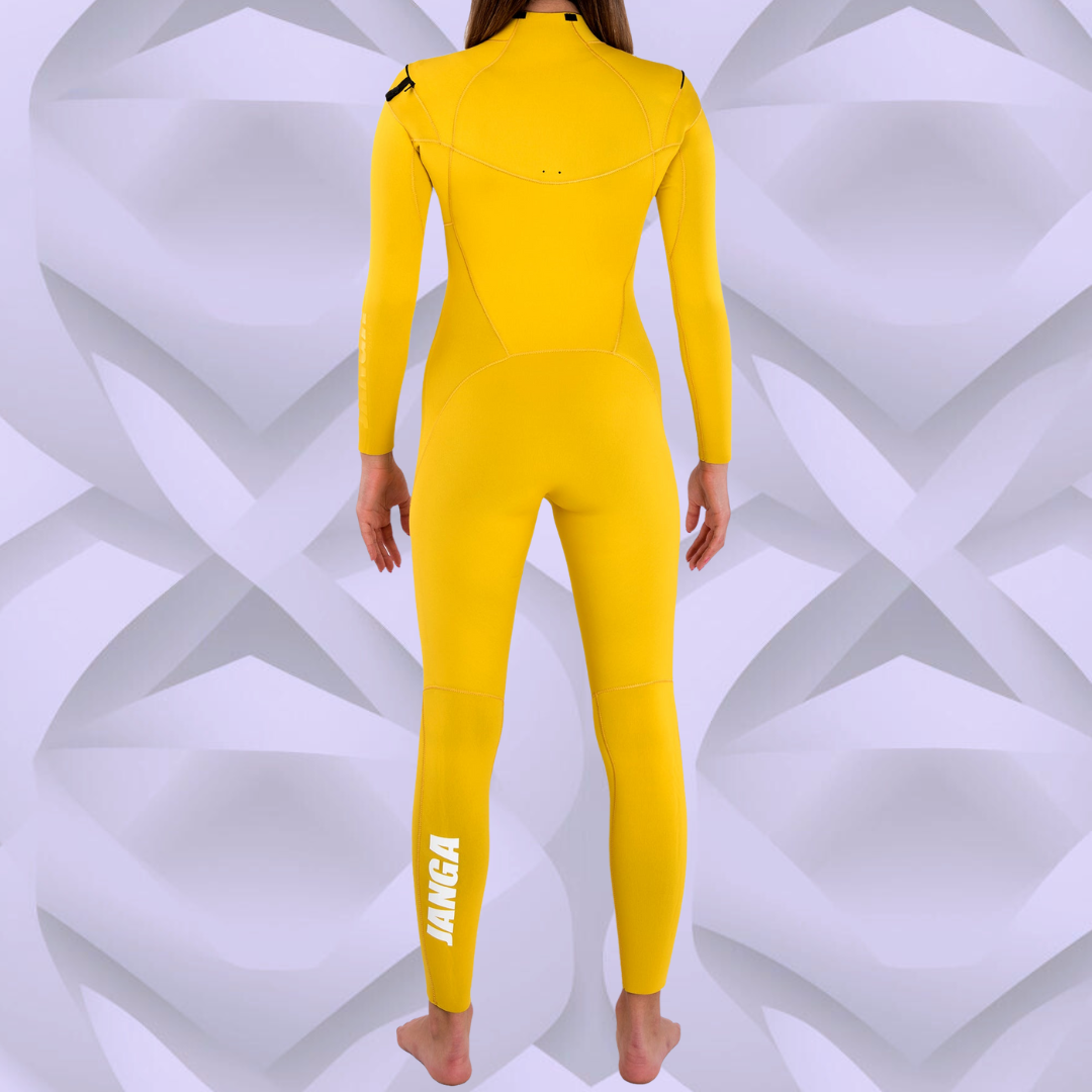 Wetsuit JANGA PLUS SERIES 4/3mm yellow