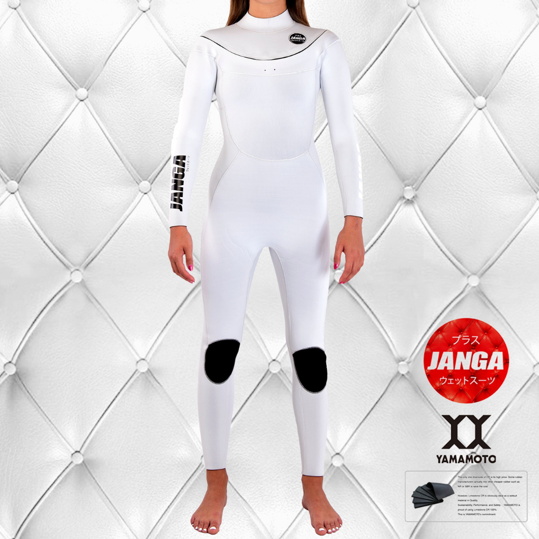 Wetsuit JANGA PLUS SERIES 4/3mm white