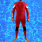 JANGA ACID handmade neoprene wetsuit chest zip entry 4/3mm