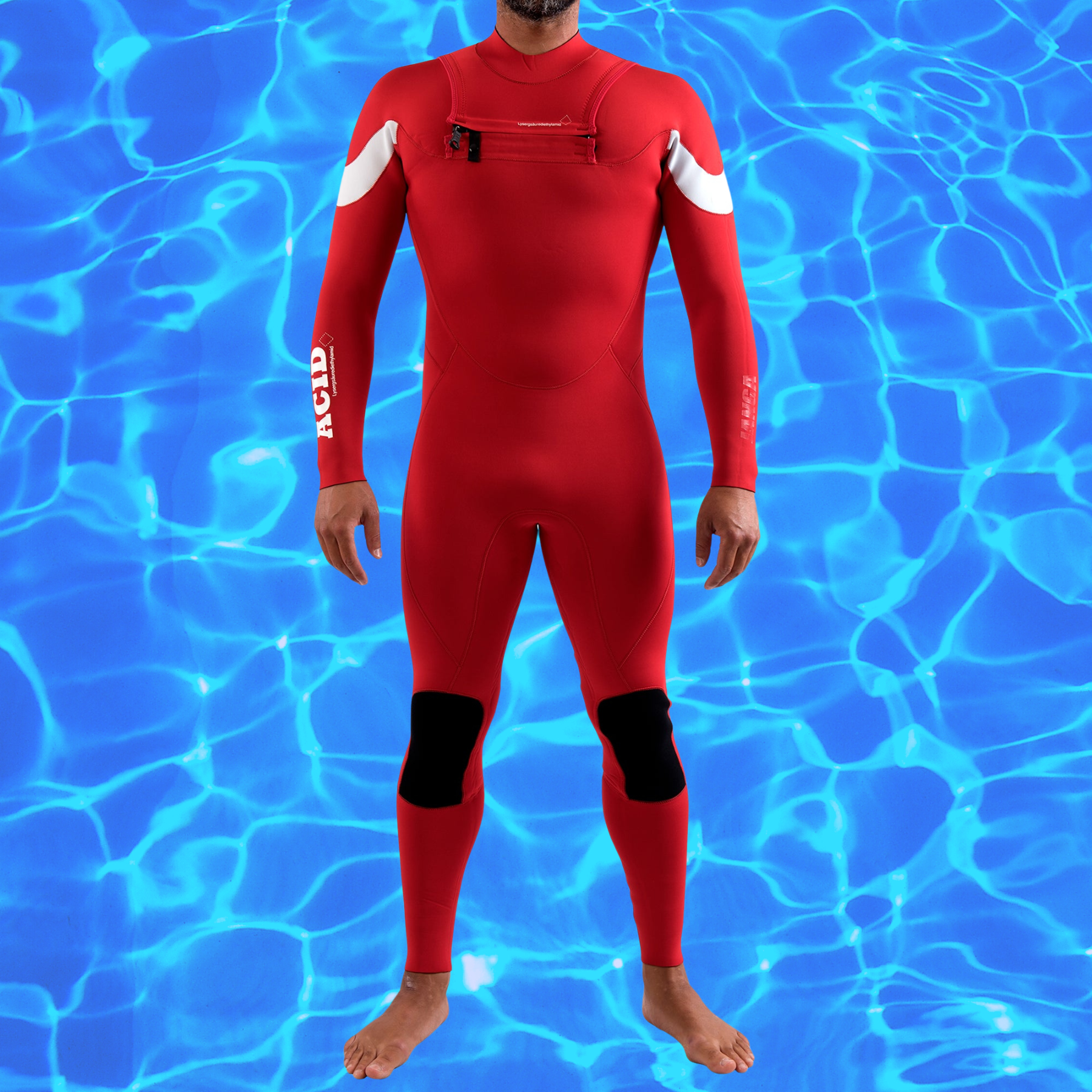 JANGA ACID handmade neoprene wetsuit chest zip entry 4/3mm
