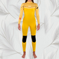 Wetsuit JANGA PLUS SERIES  X-ZIP 4/3mm  yellow