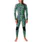 Front view – JANGA 4/3mm Green wetsuit with super-stretch JANGAprene