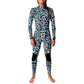 Front view – JANGA 4/3mm White wetsuit with super-stretch JANGAprene