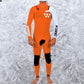 buy hooded wetsuit janga orange 5mm winter wetsuit