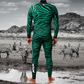 buy wetsuit warm janga zebra men green unusual