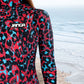 Reinforced seam detail – JANGA 4/3mm Red wetsuit