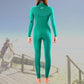 wetsuit janga 4/3mm warm surfing kite wake windsurfing fullsuit cyan