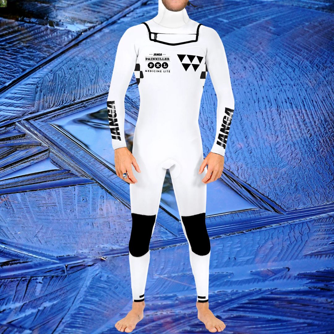 buy hooded wetsuit janga white 5mm