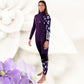 buy woman wetsuit janga bad seed 4/3mm purple surf kitesurfing windsurfing
