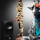 side view JANGA INDIGENT 4/3mm yellow tie dye