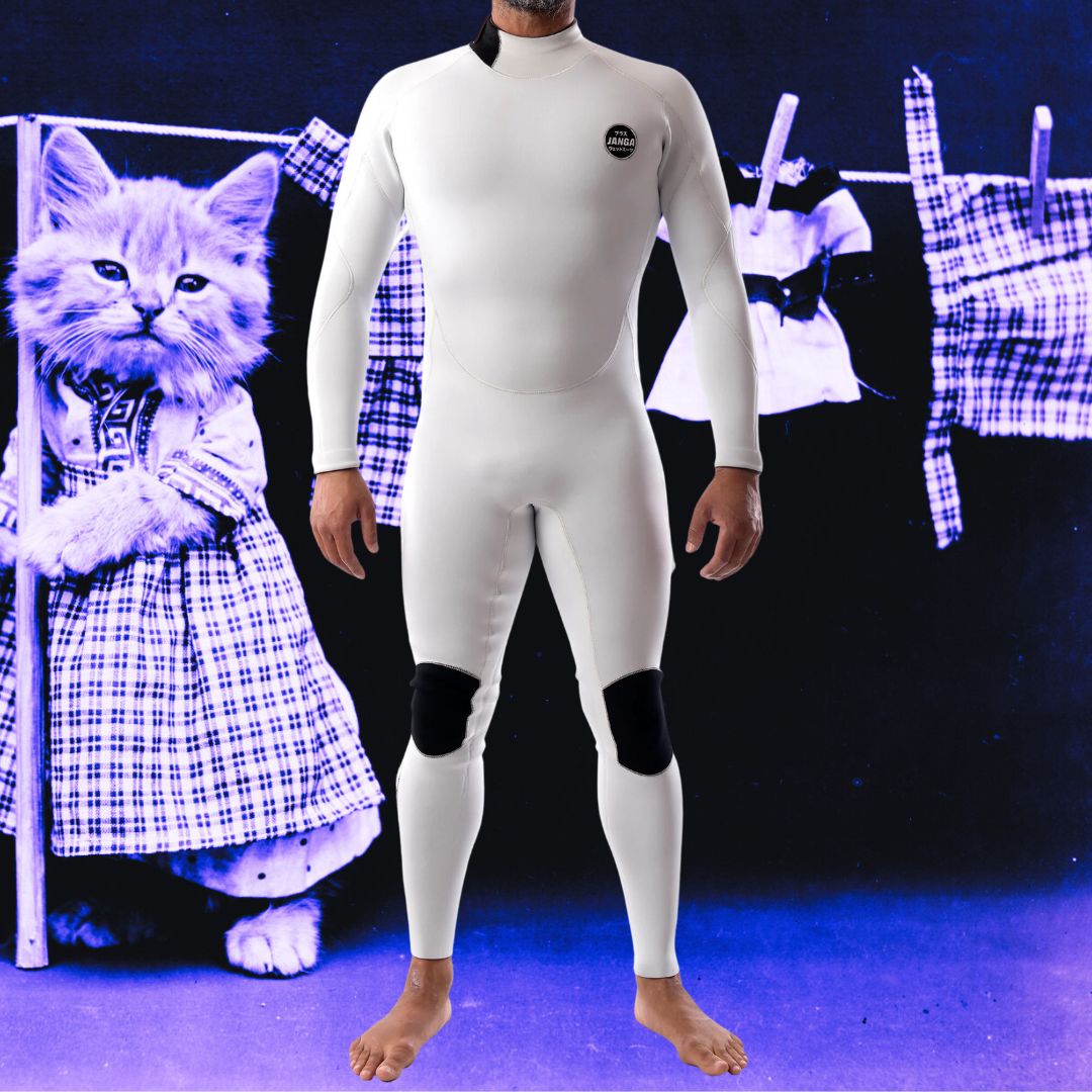 buy wetsuit white back zip